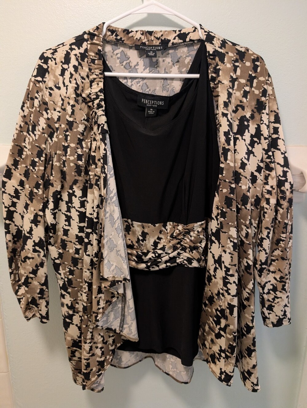 Perceptions Vintage 2 Pc Top And Jacket